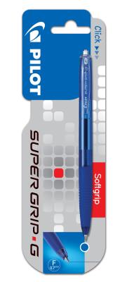 Długopis Super Grip G automat. 0.7 niebieski PILOT. Wydawca: Pilot. SmakLiter.pl Opakowanie Długopis Super Grip G automat. 0.7 niebieski PILOT