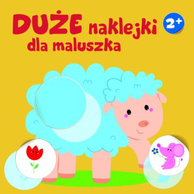 Okładka książki Duże naklejki dla maluszka - owieczka 2+