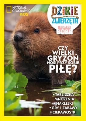 Dzikie Zwierzęta. 25 Bóbr. Autor: Opracowanie zbiorowe. SmakLiter.pl Okładka książki Dzikie Zwierzęta. 25 Bóbr
