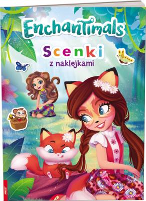 Okładka książki Enchantimals. Scenki z naklejkami