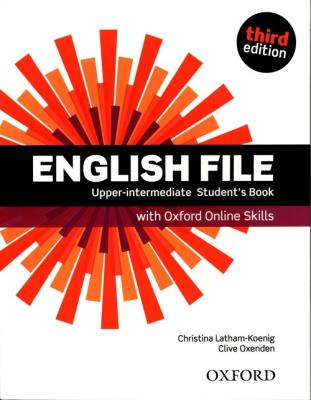 English File 3E Upper-Interm SB + online skills. Autor: Clive Oxenden; Christina Latham-Koenig. SmakLiter.pl Okładka książki English File 3E Upper-Interm SB + online skills