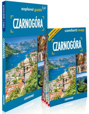 Explore! guide light Czarnogóra w.2020. Autor: Łukasz Bejster. SmakLiter.pl Okładka książki Explore! guide light Czarnogóra w.2020