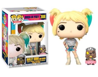 Opakowanie Figurka Funko Pop Heroes: Harley Quinn and Beaver