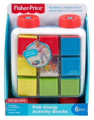 Opakowanie Fisher Price Klocki aktywizujące do ciągnięcia