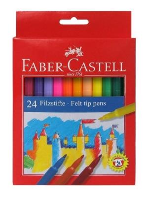 Opakowanie Flamastry Zamek 24 kolory FABER CASTELL