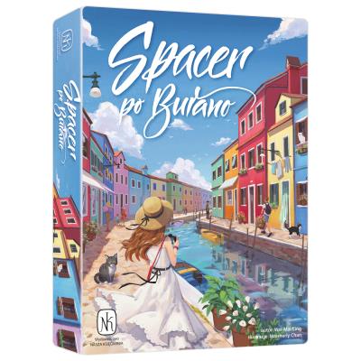 Gra - Spacer po Burano. Autor: WEI-MIN LING. SmakLiter.pl Okładka książki Gra - Spacer po Burano