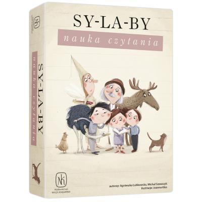 Gra - Sylaby. Nauka czytania. Autor: Agnieszka Łubkowska. SmakLiter.pl Okładka książki Gra - Sylaby. Nauka czytania