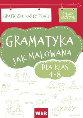 Okładka książki Gramatyka jak malowana. Graficzne KP dla kl.4-8