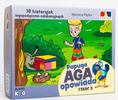 Opakowanie Historyjki obrazkowe. Papuga Aga opowiada cz. 5