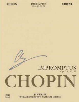 Impromptus na fortepian PWM. Autor: Chopin Fryderyk. SmakLiter.pl Okładka książki Impromptus na fortepian PWM