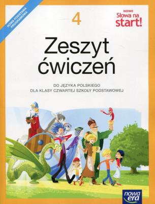 J.Polski SP 4 Nowe Słowa na start! ćw NE. Autor: Klimowicz Anna, Ginter Joanna, Brząkalik Krystyna. SmakLiter.pl Okładka książki J.Polski SP 4 Nowe Słowa na start! ćw NE