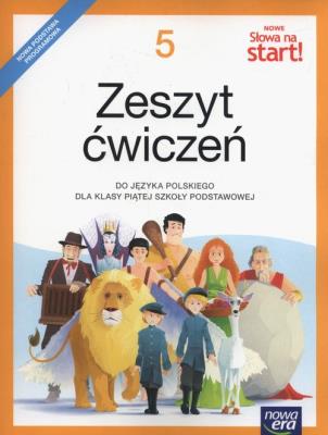 J.Polski SP  5 Nowe Słowa na start! ćw NE. Autor: Agnieszka Marcinkiewicz, Ginter Joanna. SmakLiter.pl Okładka książki J.Polski SP  5 Nowe Słowa na start! ćw NE