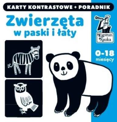 Kapitan Nauka.A kuku!Zwierzęta w paski i łaty. Autor: Opracowanie zbiorowe. SmakLiter.pl Okładka książki Kapitan Nauka.A kuku!Zwierzęta w paski i łaty