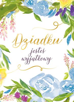 Okładka książki KARNET B6 DZIADEK KWIATY