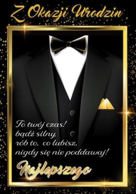 Opakowanie Karnet Bueno B6 + koperta wzór nr 08 Urodziny