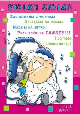 Opakowanie Karnet Smile B6 + koperta wzór nr 03 Urodziny