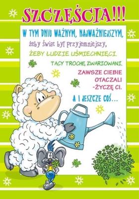 Opakowanie Karnet Smile B6 + koperta wzór nr 06