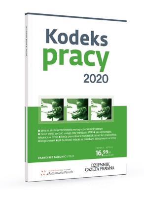 Kodeks Pracy 2020. Autor: Paruch Sławomir, Stępień Robert, Nicińska Agnieszka. SmakLiter.pl Okładka książki Kodeks Pracy 2020