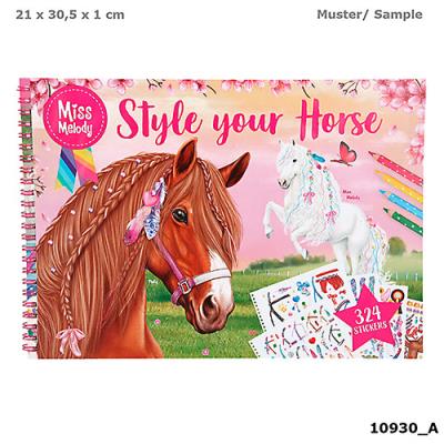 Opakowanie KOLOROWANKA MISS MELODY STYLEYOUR HORSE 10930A