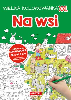 Okładka książki Kolorowanka XXL. Na wsi - Audiobook