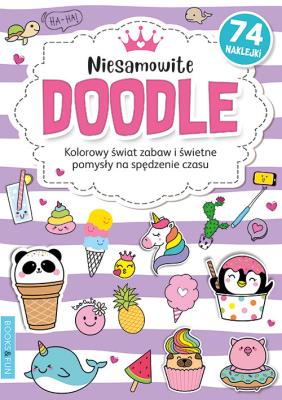 Okładka książki Kolorowanka z naklejkami - Niesamowite Doodle