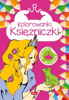 Okładka książki Kolorowanki. Księżniczki