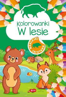 Okładka książki Kolorowanki. W lesie