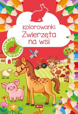 Okładka książki Kolorowanki. Zwierzęta na wsi