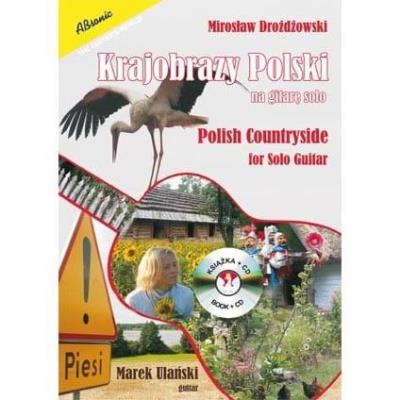 Krajobrazy Polski na gitarę solo + CD. Autor: Mirosław Drożdżowski. SmakLiter.pl Okładka książki Krajobrazy Polski na gitarę solo + CD