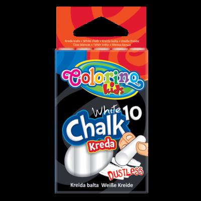 Opakowanie KREDA BIAŁA BEZPYŁOWA 10 SZT COLORINO KIDS