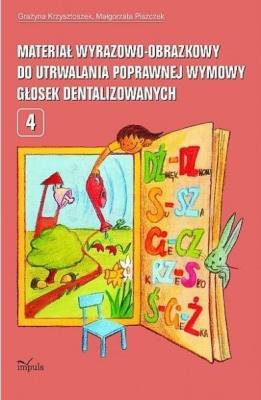 Materiał wyrazowo-obrazkowy... gł.dental. w.2019. Autor: Krzysztoszek Grażyna, Piszczek Małgorzata. SmakLiter.pl Okładka książki Materiał wyrazowo-obrazkowy... gł.dental. w.2019