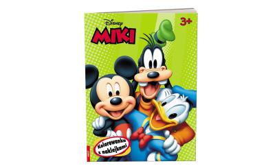 Okładka książki Miki. Kolorowanka z naklejkami