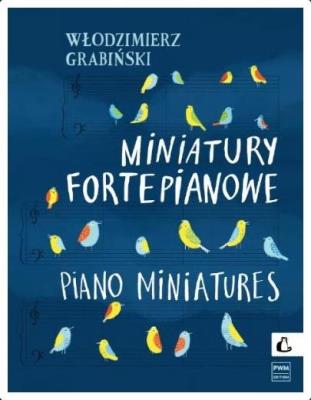 Miniatury fortepianowe. Autor: Włodzimierz Grabiński. SmakLiter.pl Okładka książki Miniatury fortepianowe