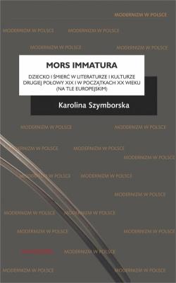 Okładka książki Mors immatura
