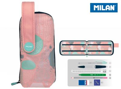 Opakowanie MULTIPIÓRNIK OWALNY Z 4 PIÓRNIKAMI SILVER 5 MILAN RÓŻ