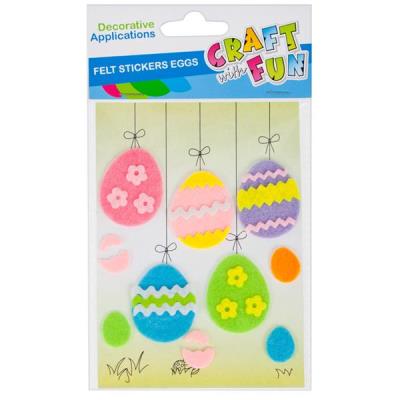 Opakowanie NAKLEJKI FILC PISANKI 10 SZTUK