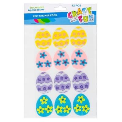 Opakowanie Naklejki filcowe pisanki 12szt