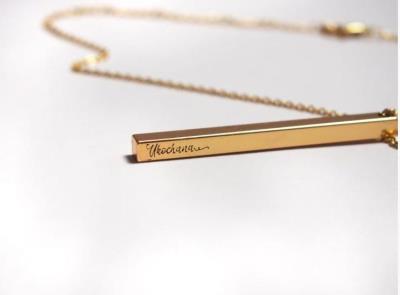 Opakowanie Naszyjnik złoty - Ukochana