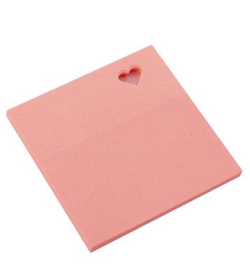 Opakowanie Notes samoprzylepny 75x75mm Serce D.RECT