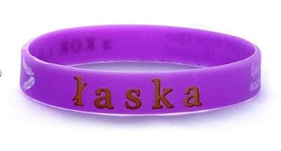 Opakowanie Opaska silikonowa - łaska - fiolet