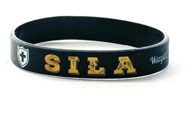 Opakowanie Opaska silikonowa - siła - czarny