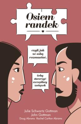 Osiem randek. Autor: Julie Schwartz Gottman, John M. Gottman. SmakLiter.pl Okładka książki Osiem randek