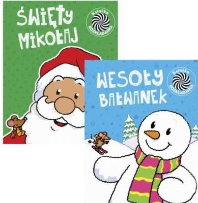 Okładka książki Pakiet: Ruchome obrazki 2 Św.Mikołaj/Bałwanek