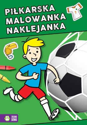 Okładka książki Piłkarska malowanka naklejanka