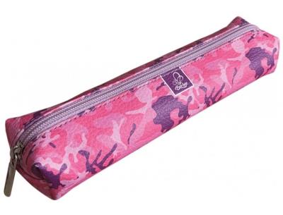 Opakowanie Piórnik jamnik ekoskóra camouflage różowy PJ-14