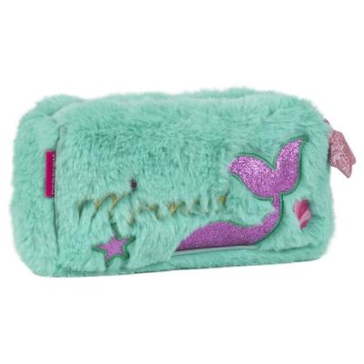 Piórnik pluszowy Syrenka. Wydawca: Derform. SmakLiter.pl Opakowanie Piórnik pluszowy Syrenka