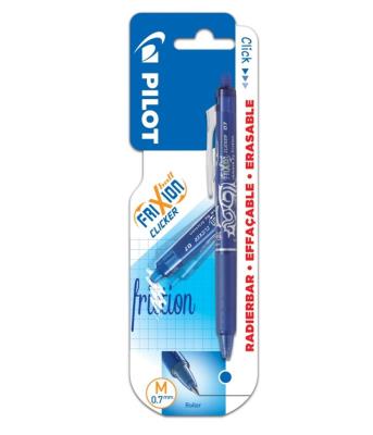 Pióro kulk. FriXion Clicker niebieski 0.7 PILOT. Wydawca: Pilot. SmakLiter.pl Opakowanie Pióro kulk. FriXion Clicker niebieski 0.7 PILOT
