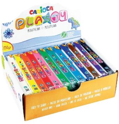 Opakowanie Plastelina 150g x 12 kolorów display CARIOCA