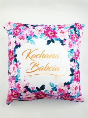 Poduszka Flowers Kochana Babcia. Wydawca: Jawi. SmakLiter.pl Opakowanie Poduszka Flowers Kochana Babcia