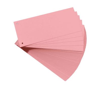 Opakowanie Przekładki 1/3 A4 kartonowe różowy Eco (100szt)